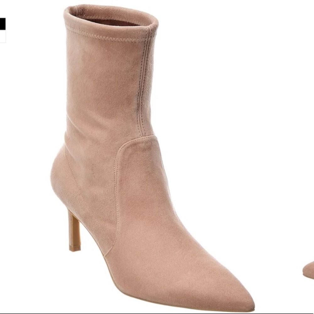 Stuart Weizman Wren 75 Suede Booties